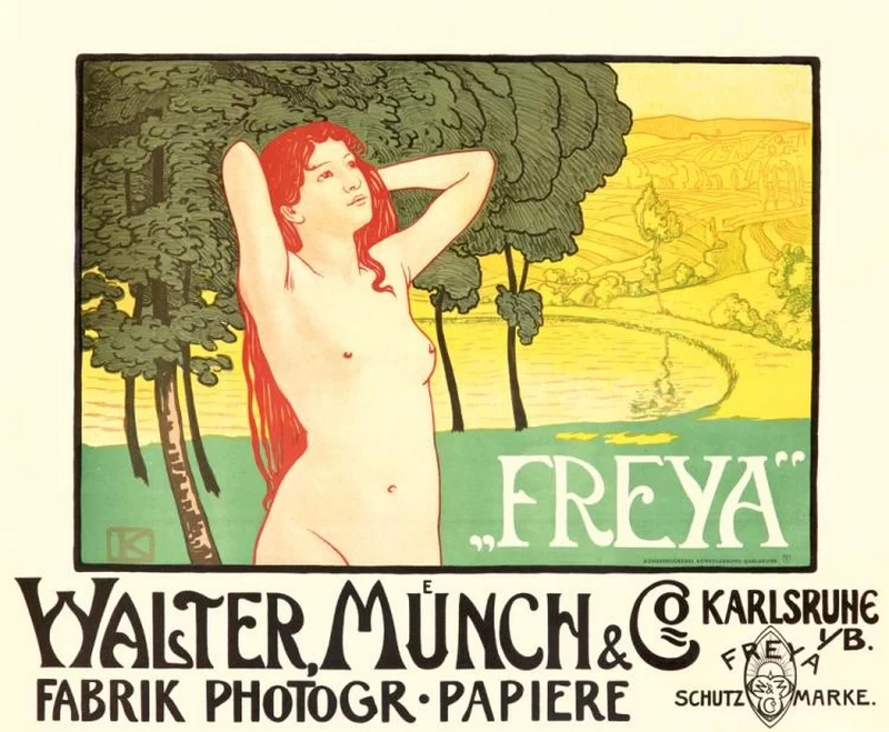 Leopold von Kalckreuth - Manifesto per carta fotografica